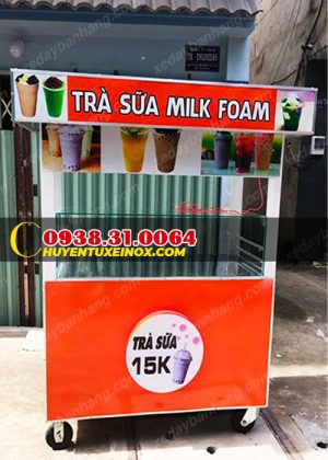 Xe trà sữa nhà làm